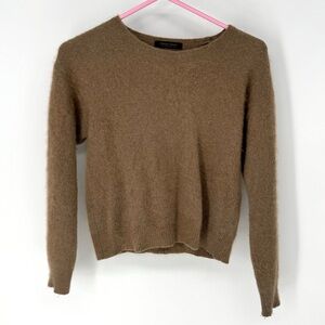 United arrow Closet story cashmere Cozycore brown Crew Neck Sweater medium